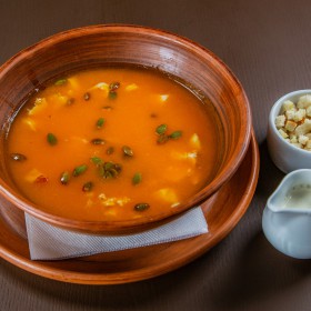 Суп-пюре из тыквы
